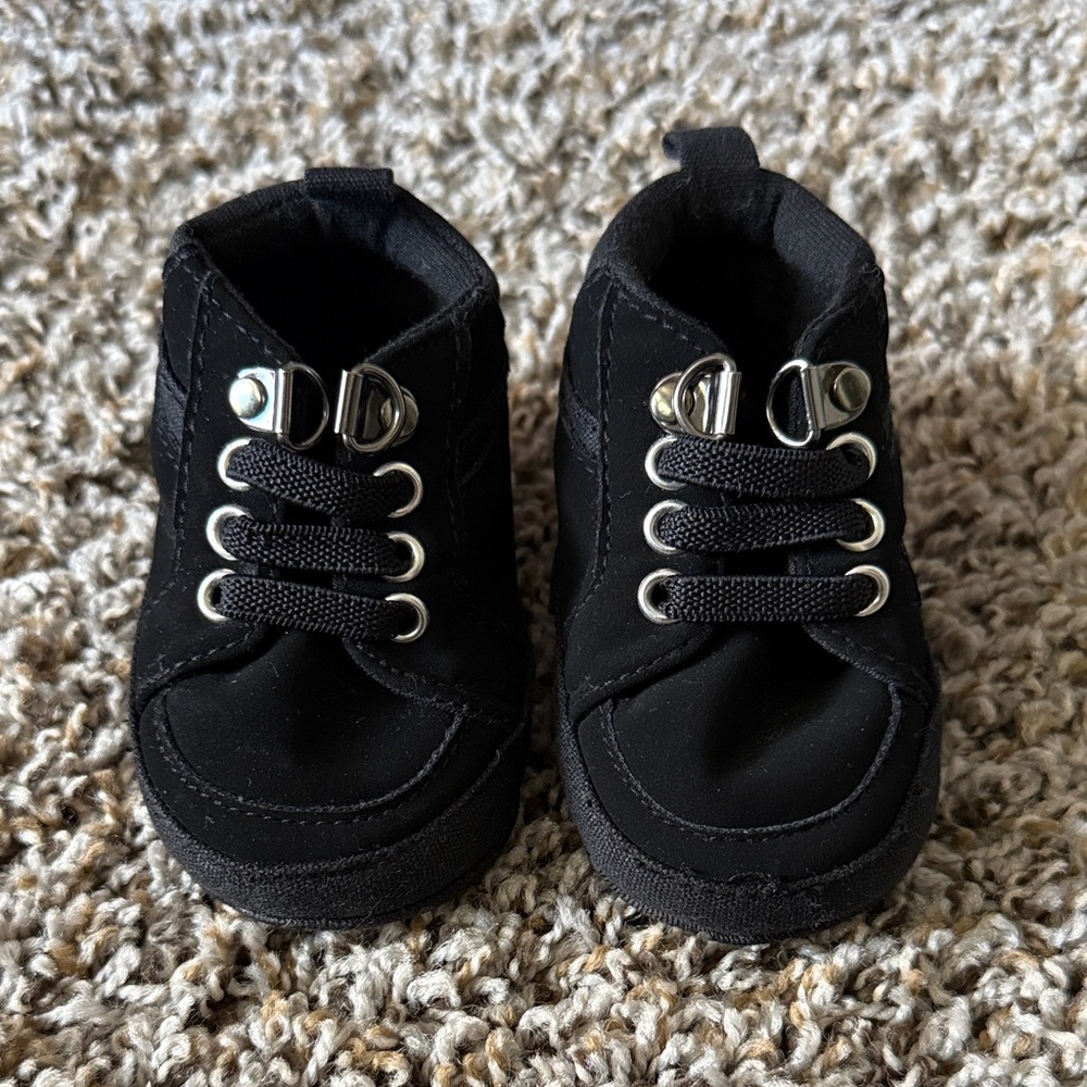 Black Kids Shoes